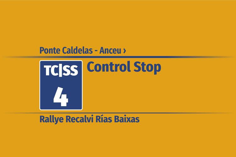 Tramo 4 &nbsp;›&nbsp; Ponte Caldelas - Anceu | Control Stop