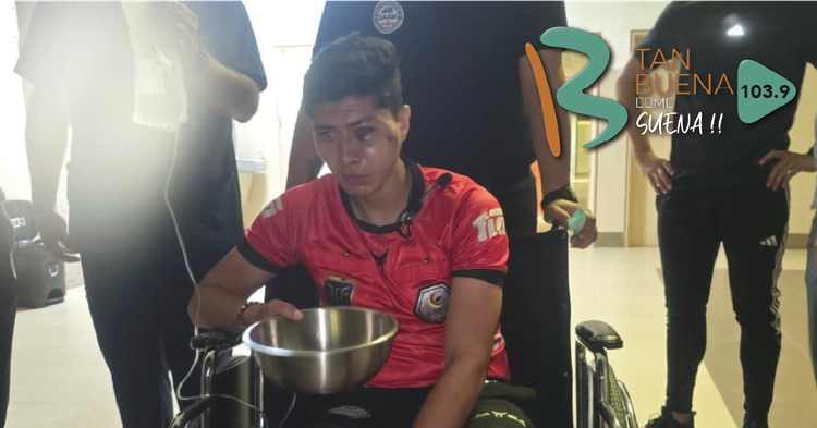 Escándalo en Ecuador por el piedrazo que un futbolista le tiró a un árbitro y lo mandó al hospital