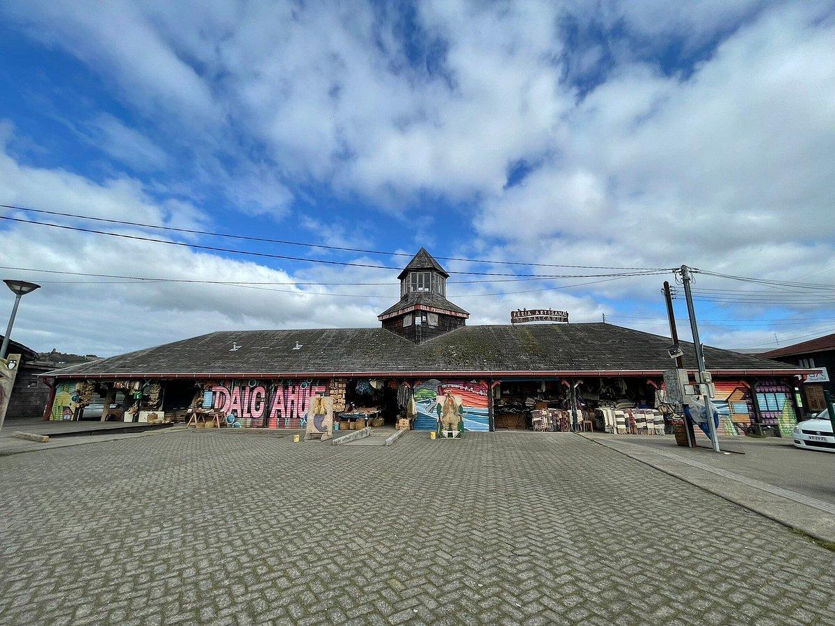 Feria Artesanal  en Dalcahue, Chiloé, Sur de Chile
