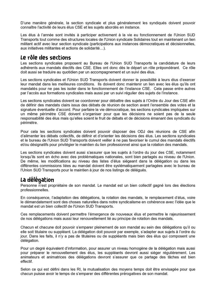 6e Congrès de l'UST du 12 mai 2026 : Charte des élus et délégués