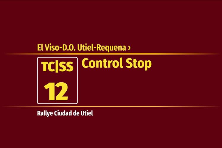 Tramo 12 &nbsp;›&nbsp; El Viso-D.O. Utiel-Requena | Control Stop