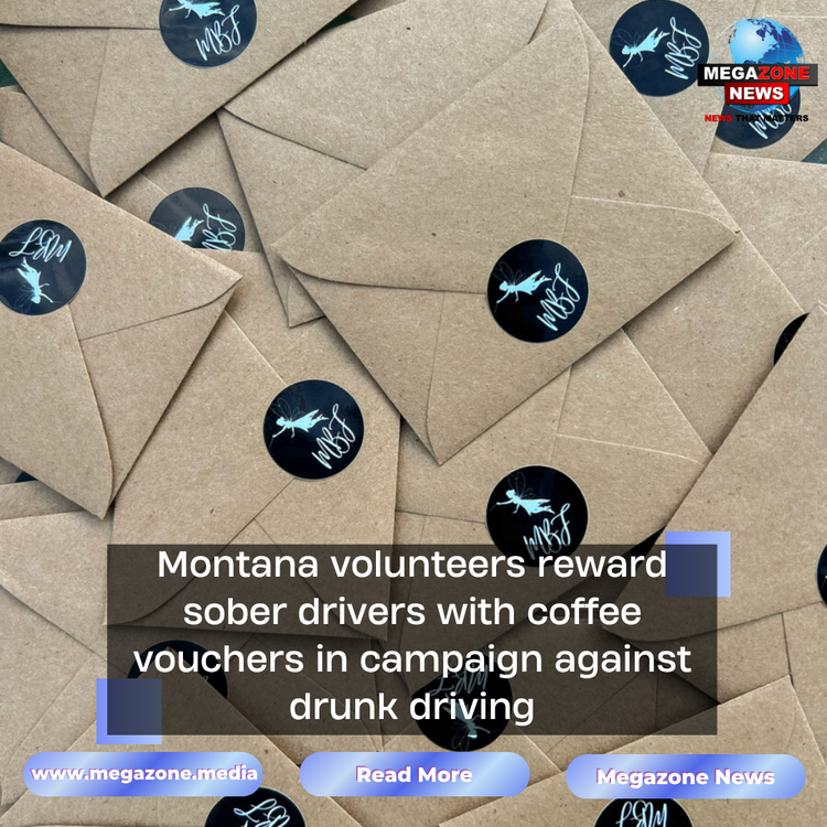Montana volunteers reward sober drivers with coffee vouchers in campaign against drunk driving