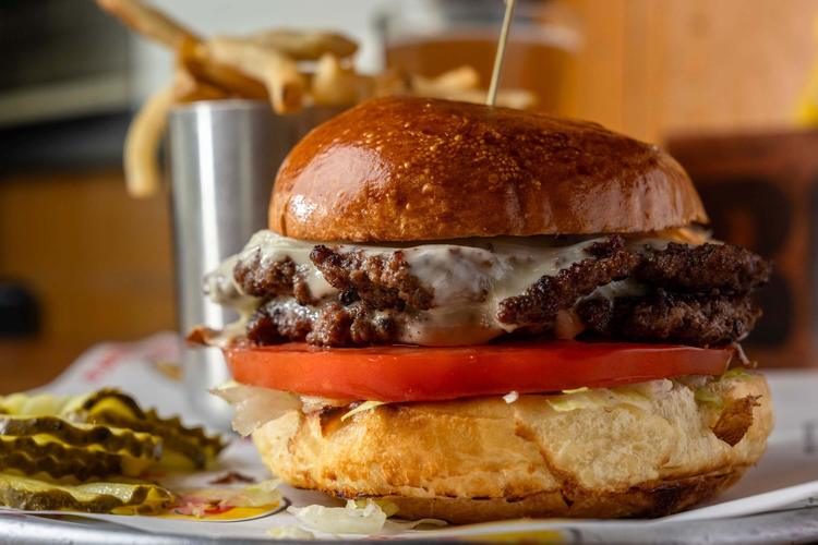 Rems Signature Smash Burger $19