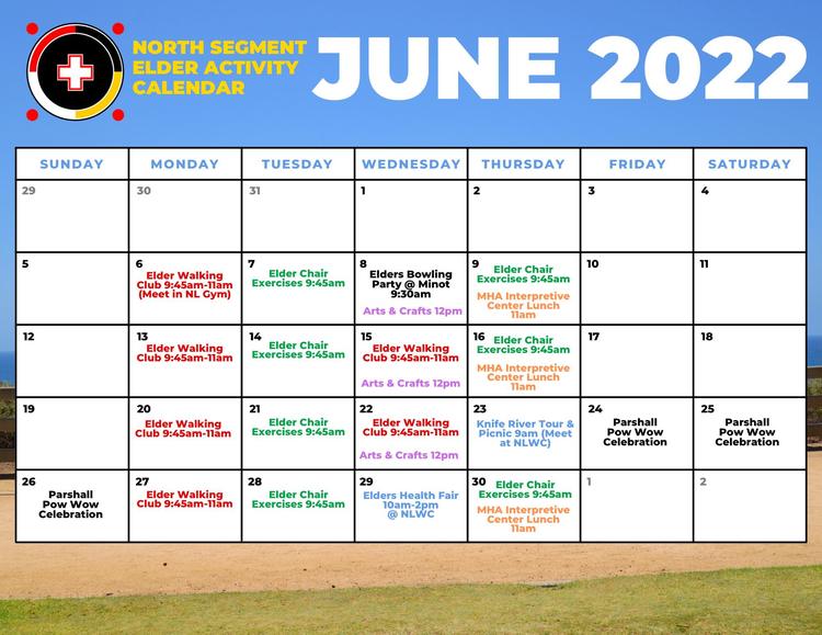 June Elderly Calendar
