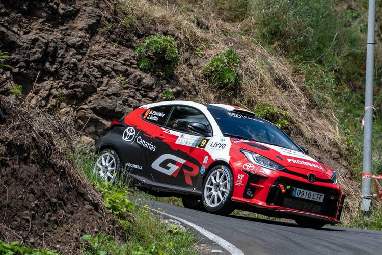 Antonio Estalella triunfa con Toyota Canarias en el Rallye Villa de Santa Brígida