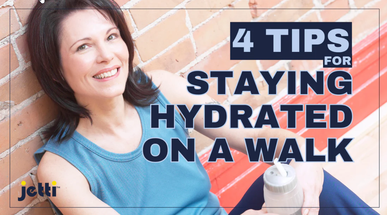 4 Quick Tips for Staying Hydrated While On a Walk