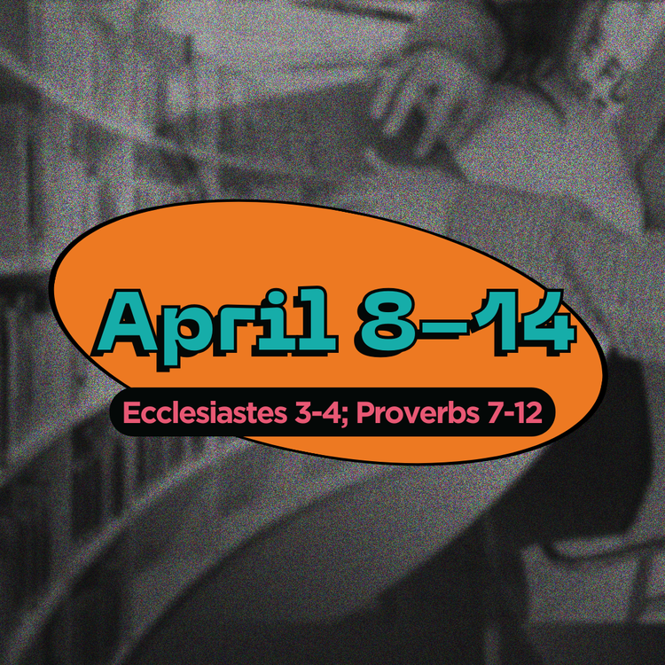 Ecclesiastes 3-4; Proverbs 7-12