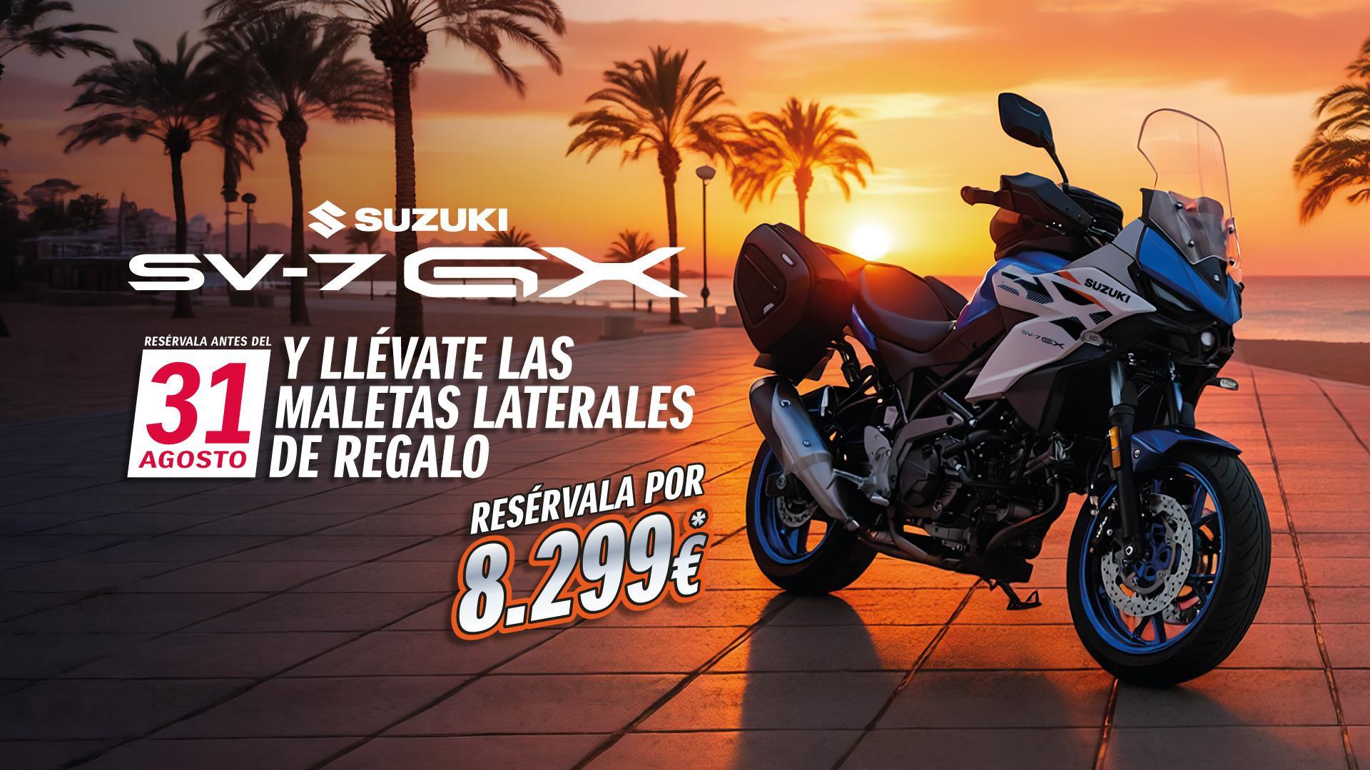 RESERVAR LA NUEVA SUZUKI SV-7GX TIENE PREMIO