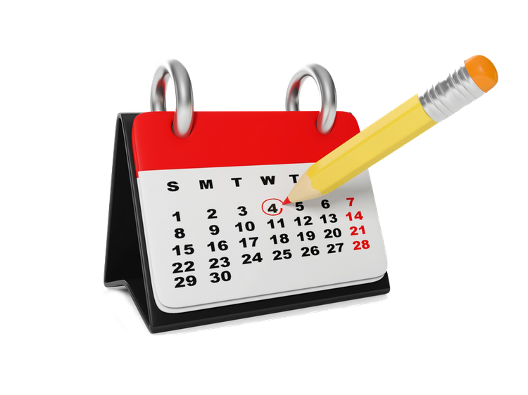Calendrier des championnats de nos équipes premières.