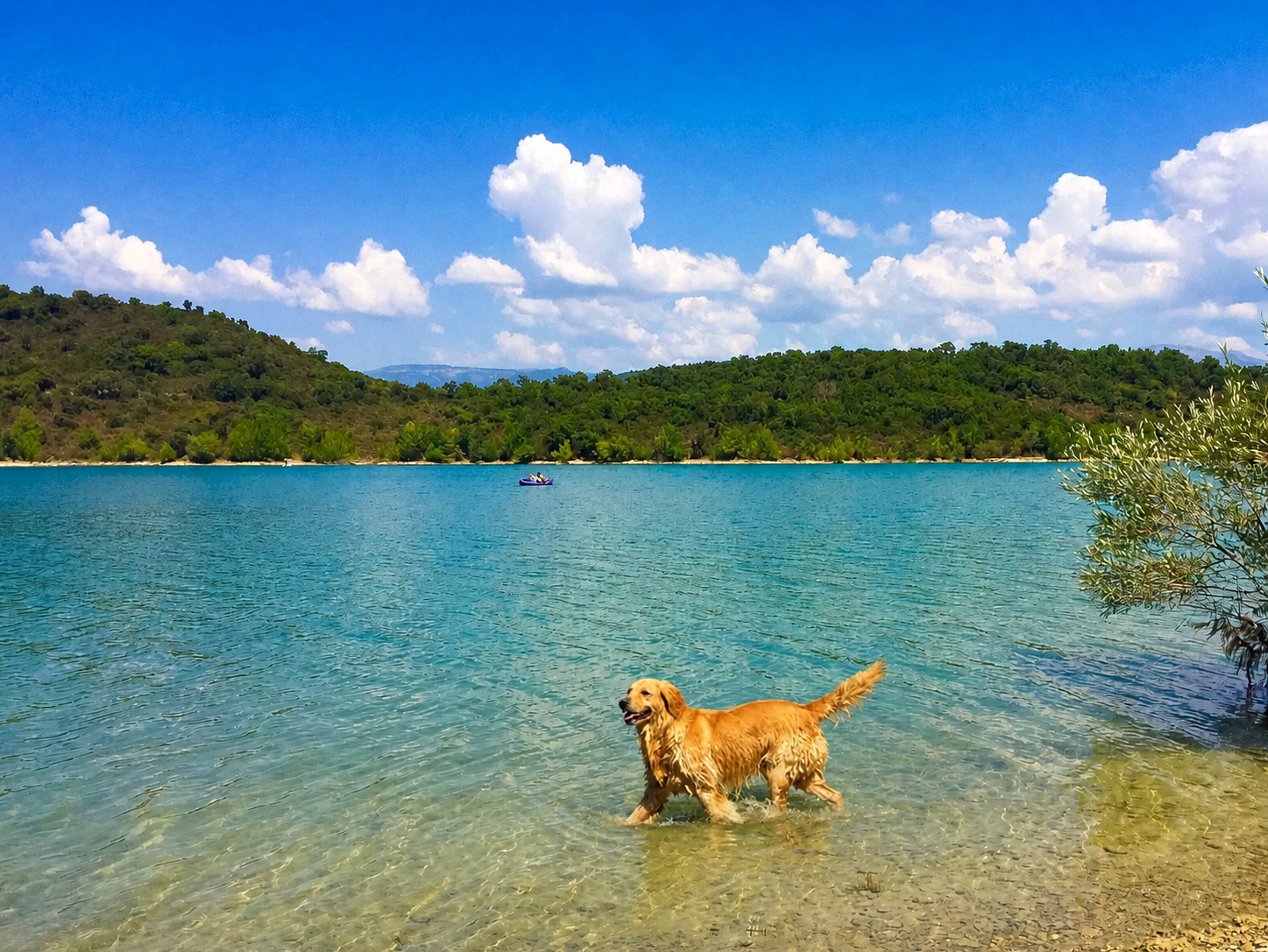 Alerte bactéries au lac de Saint-Cassien : plusieurs chiens malades, appel à la prudence