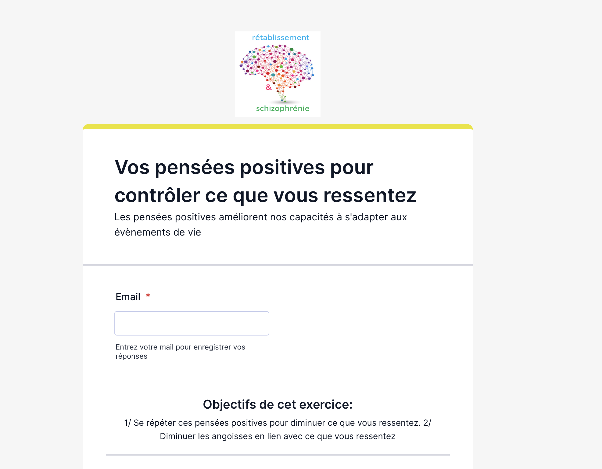 Vos pensées positives pour contrôler ce que vous ressentez
