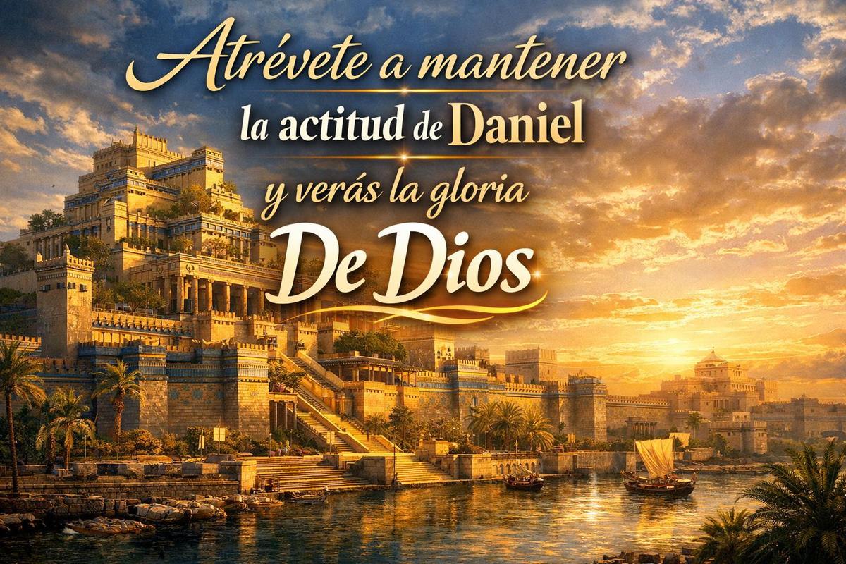 Atrévete a mantener la actitud de Daniel y verás la gloria De Dios 8 de Marzo de 2026