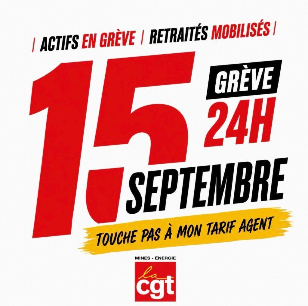 Aujourd'hui le tarif agent, demain quoi ??? - LE 15 TOUTES ET TOUS EN GREVE