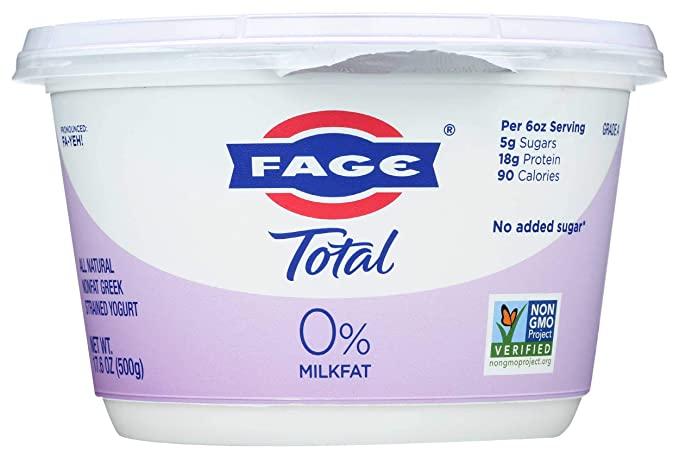 Nonfat or 0% Greek Yogurt Large Containers
