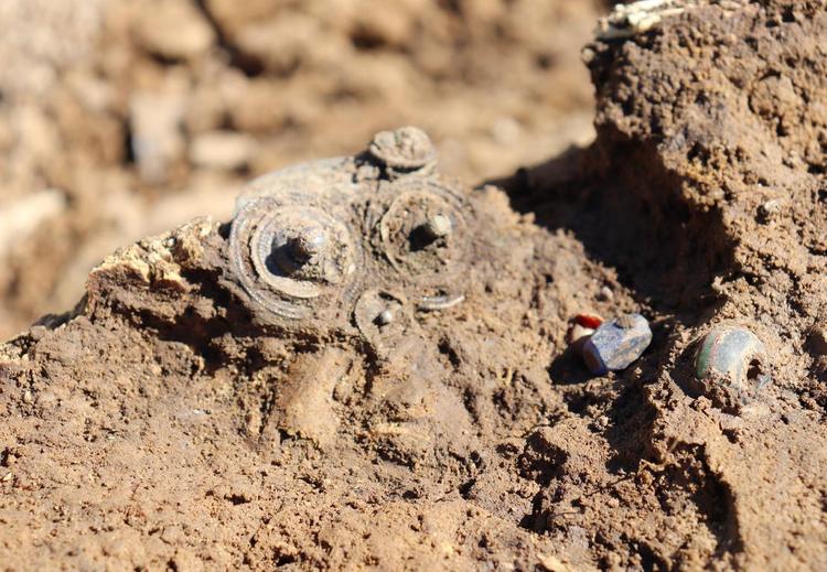 Archaeologists uncover elite Iron Age woman's burial