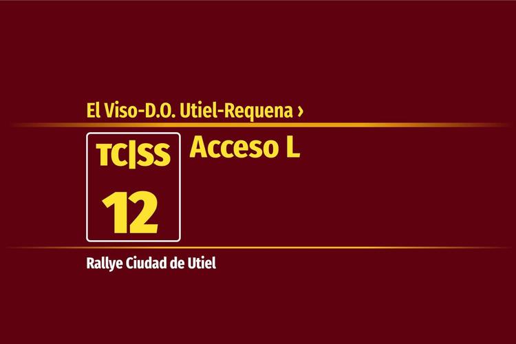 Tramo 12 &nbsp;›&nbsp; El Viso-D.O. Utiel-Requena | Acceso L | ZE