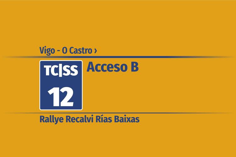 Tramo 12 &nbsp;›&nbsp; Vigo - O Castro | Acceso B