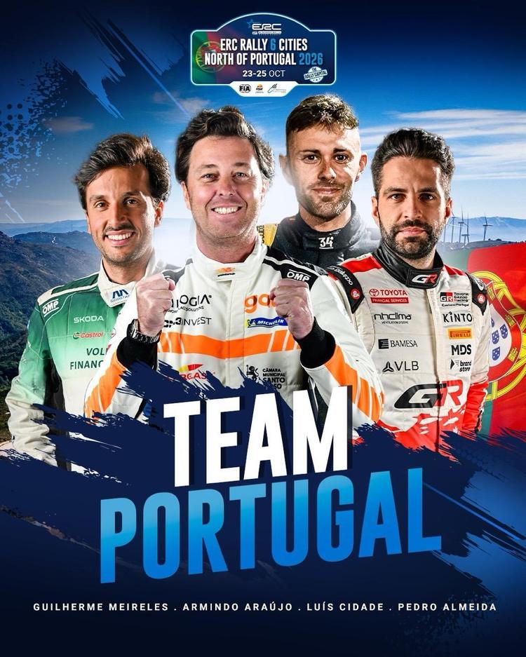 Portugal y Francia se miden en el Rally 6 Cities North of Portugal