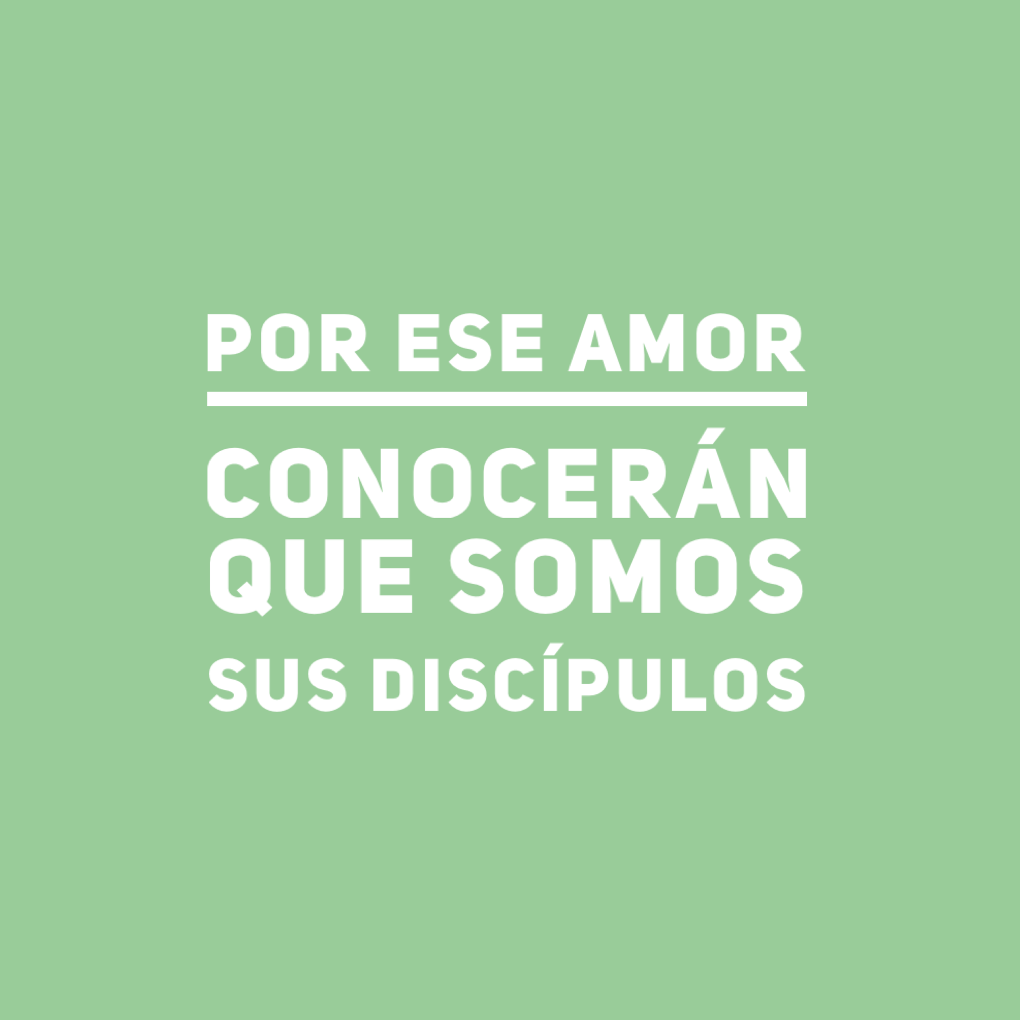 Hoy el reto del amor es que vayas a la comunidad para salir al tejado