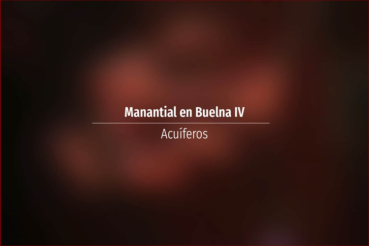 Manantial en Buelna IV