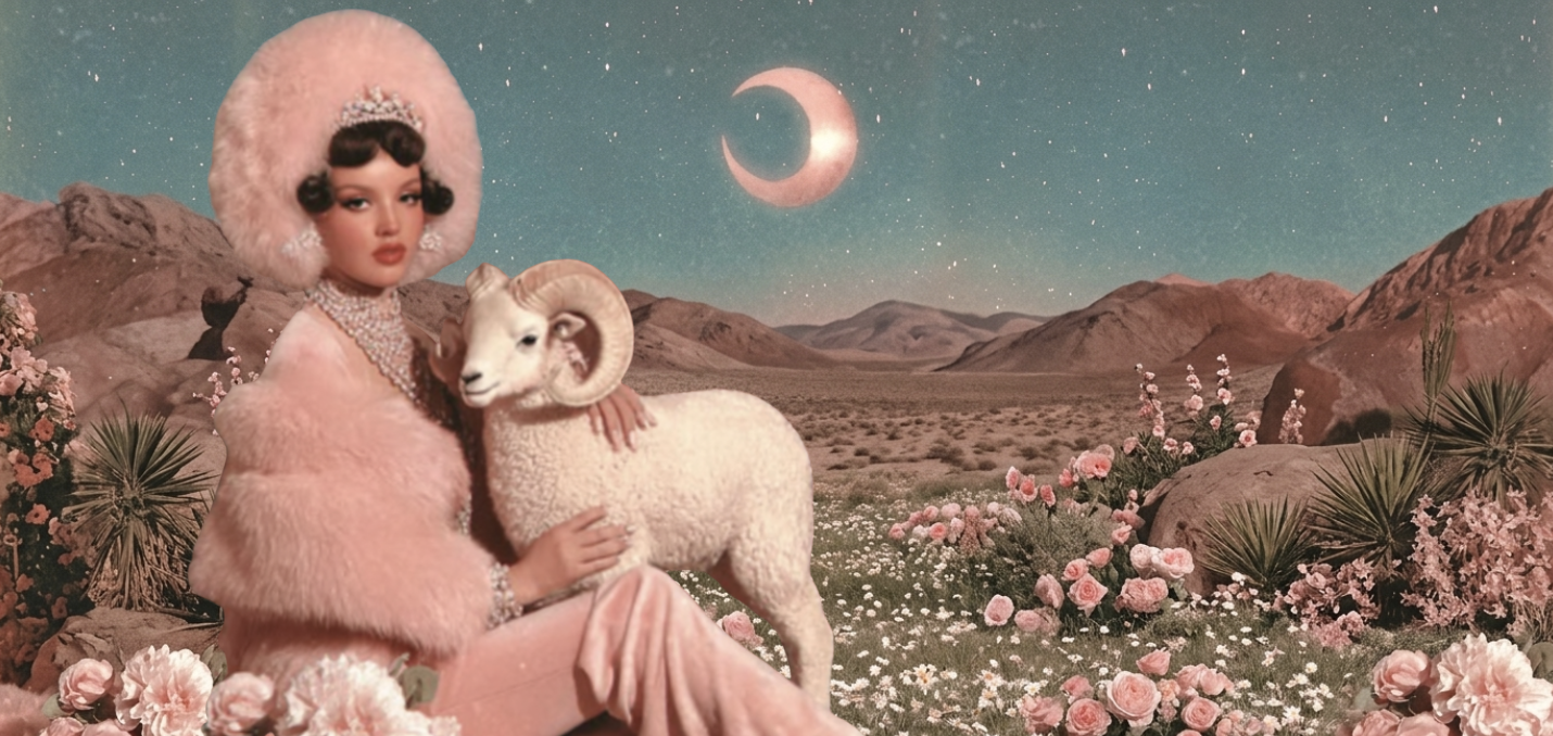 LoA visualisation for the new moon in Aries, 17th April