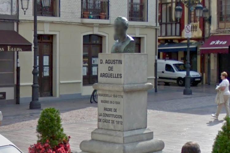 Busto de «D. Agustín Argüelles»