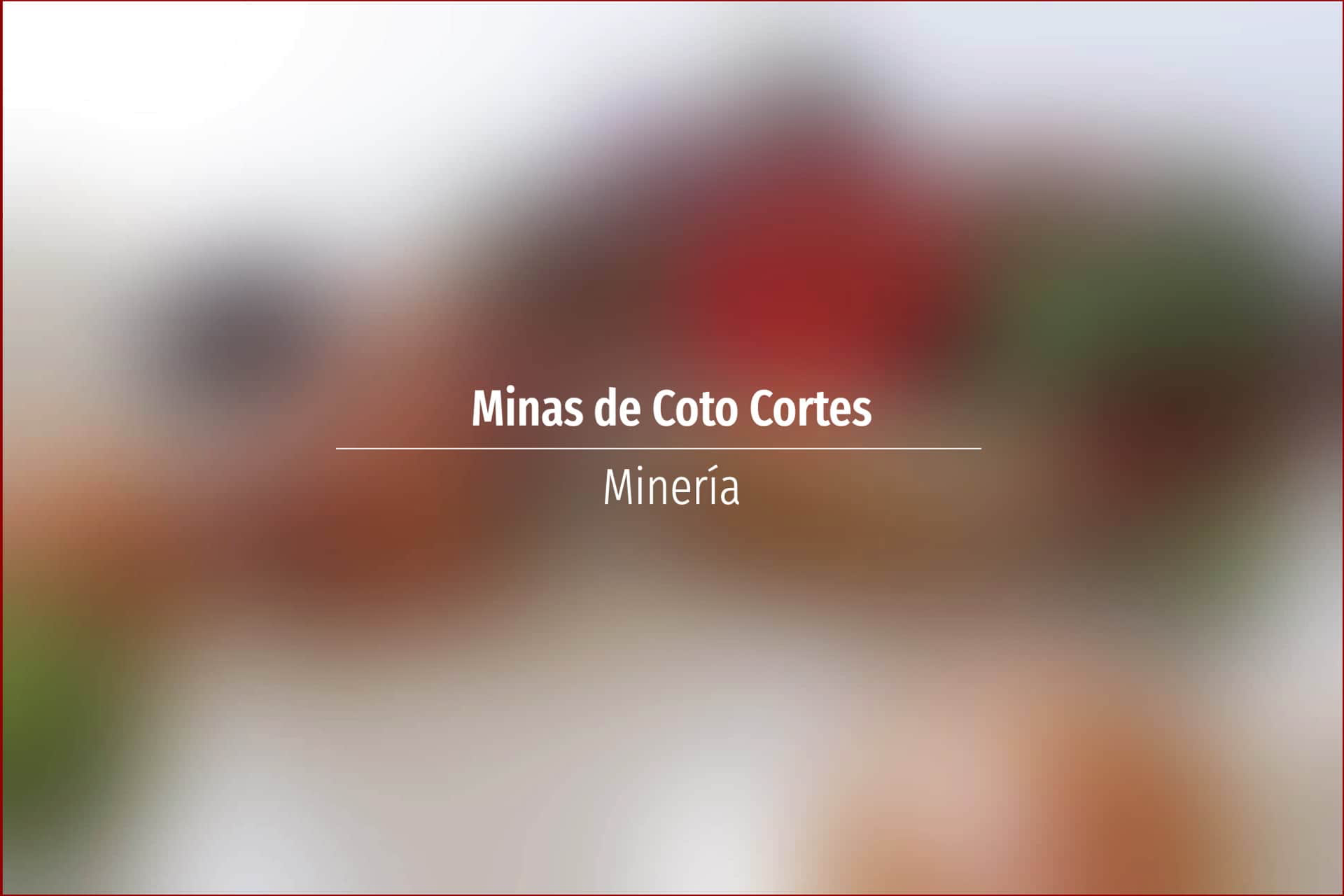 Minas de Coto Cortes