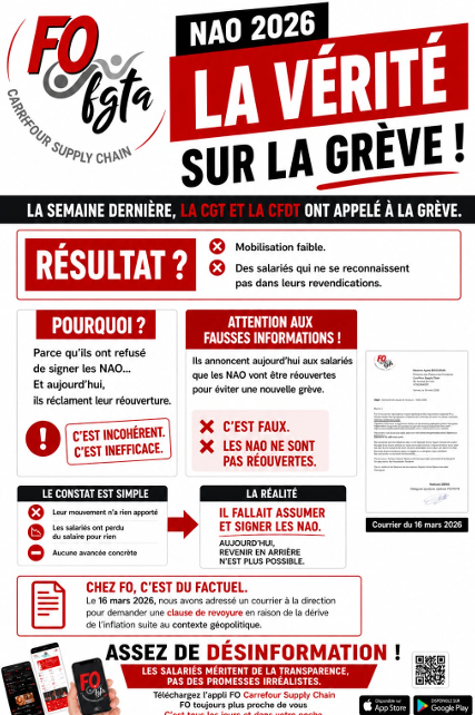 NAO 2026 la vérité sur la gréve