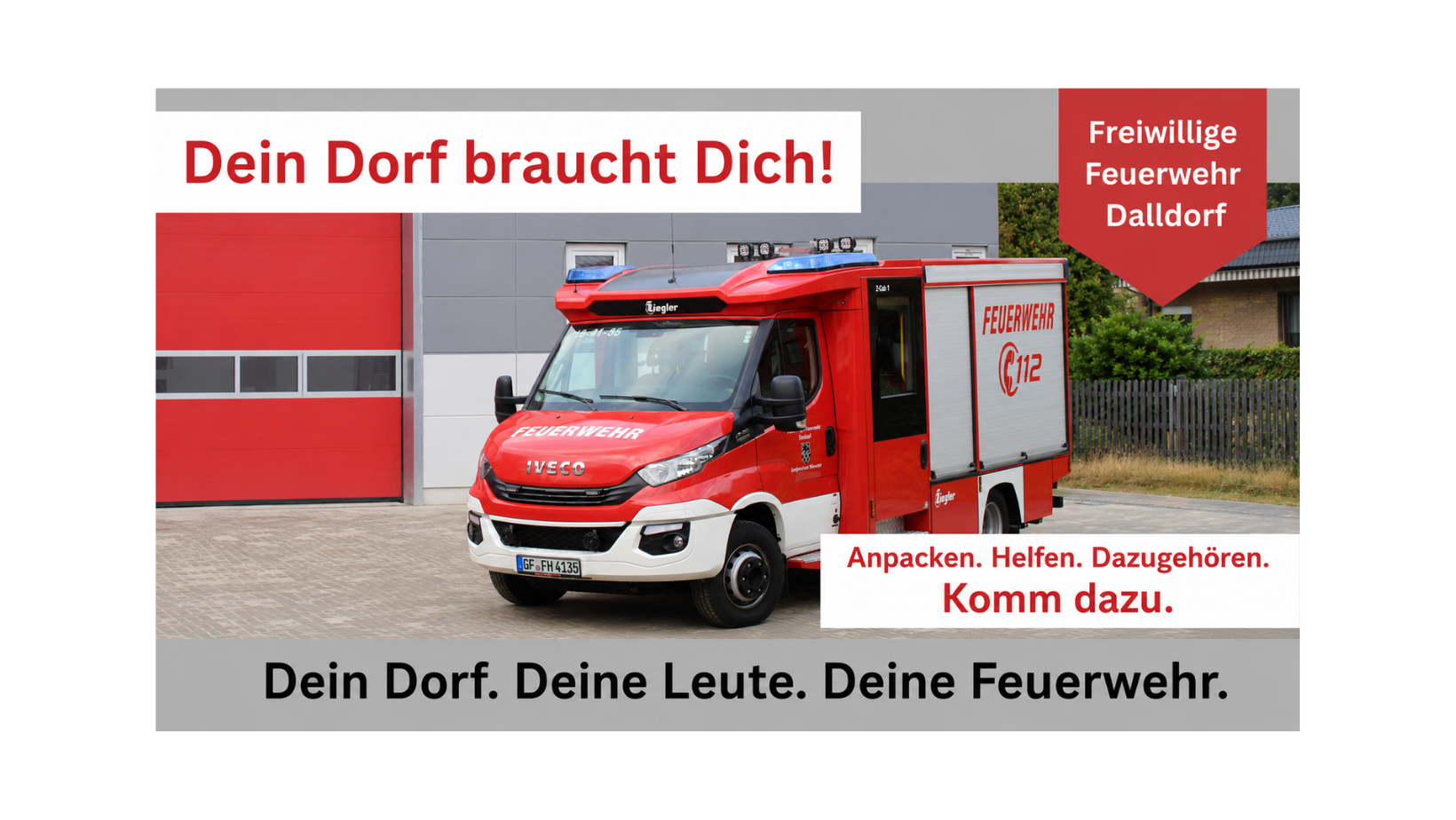Dalldorf: Unsere Feuerwehr braucht Verstärkung