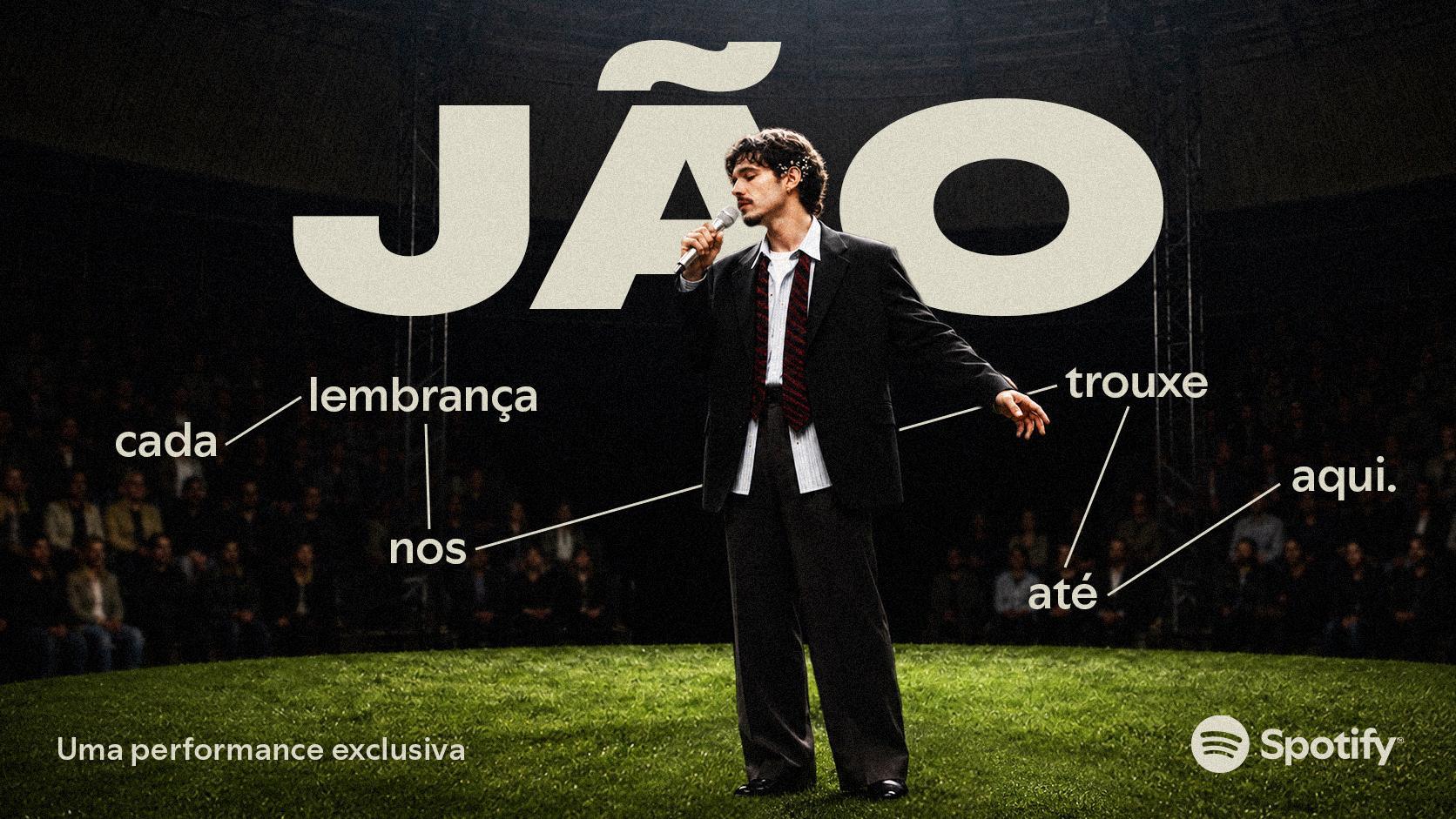 Spotify anuncia "Jão: Cada Lembrança Nos Trouxe Até Aqui", uma performance exclusiva que convida fãs a celebrarem diferentes eras do cantor