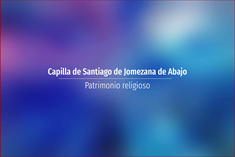 Capilla de Santiago de Jomezana de Abajo