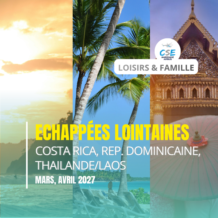 Echappées lointaines, mars/avril 2027