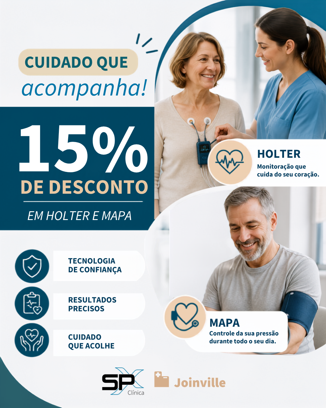 🚨❤️ 15% OFF nos Exames MAPA 24h e Holter 24h: Cuide do Seu Coração!