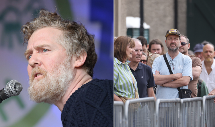 Thousands pay respects at public wake ahead of Glen Hansard’s funeral