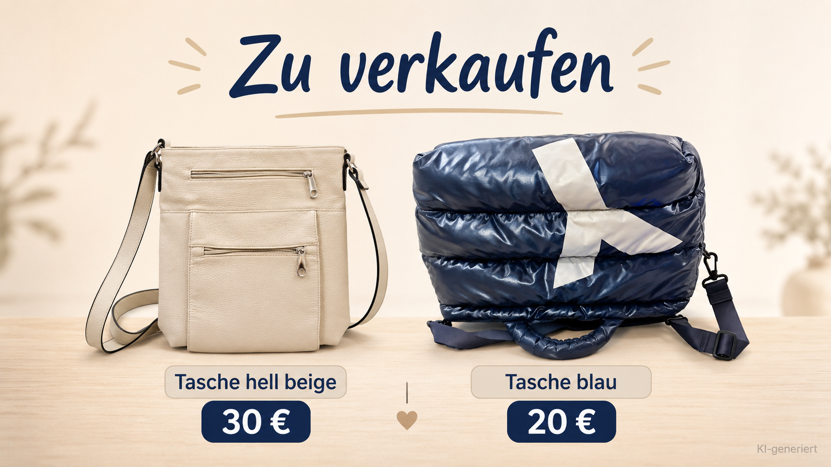 Handtaschen zu verkaufen