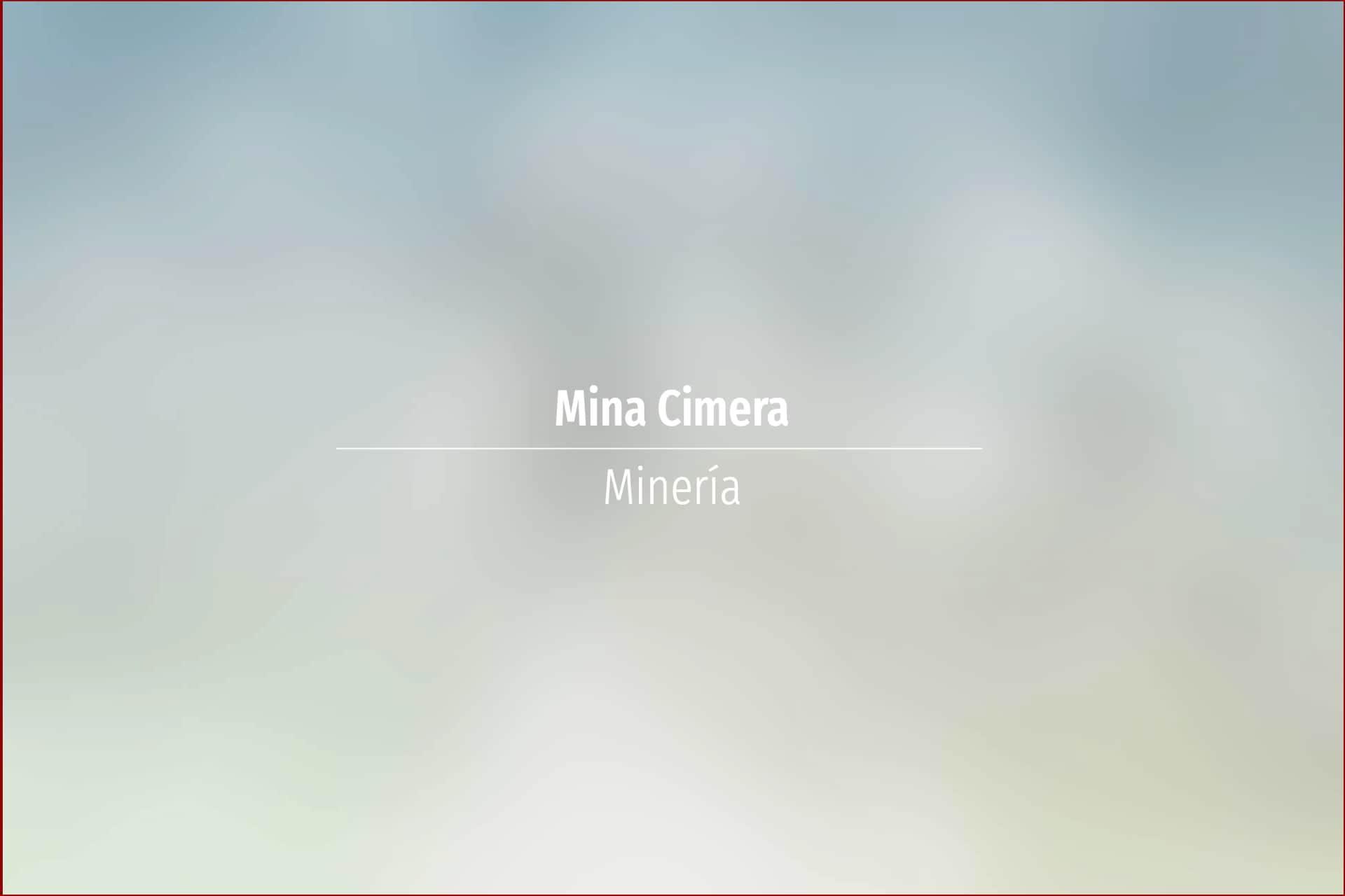 Mina Cimera