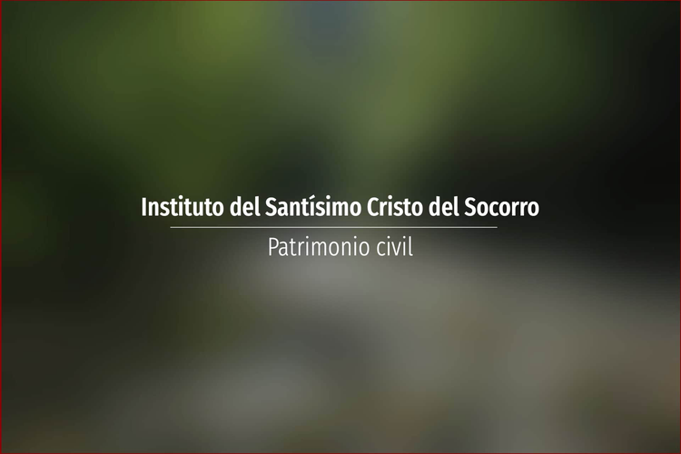 Instituto del Santísimo Cristo del Socorro