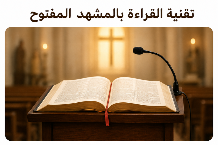 تقنيّة 27: القراءة بالمشهد المفتوح