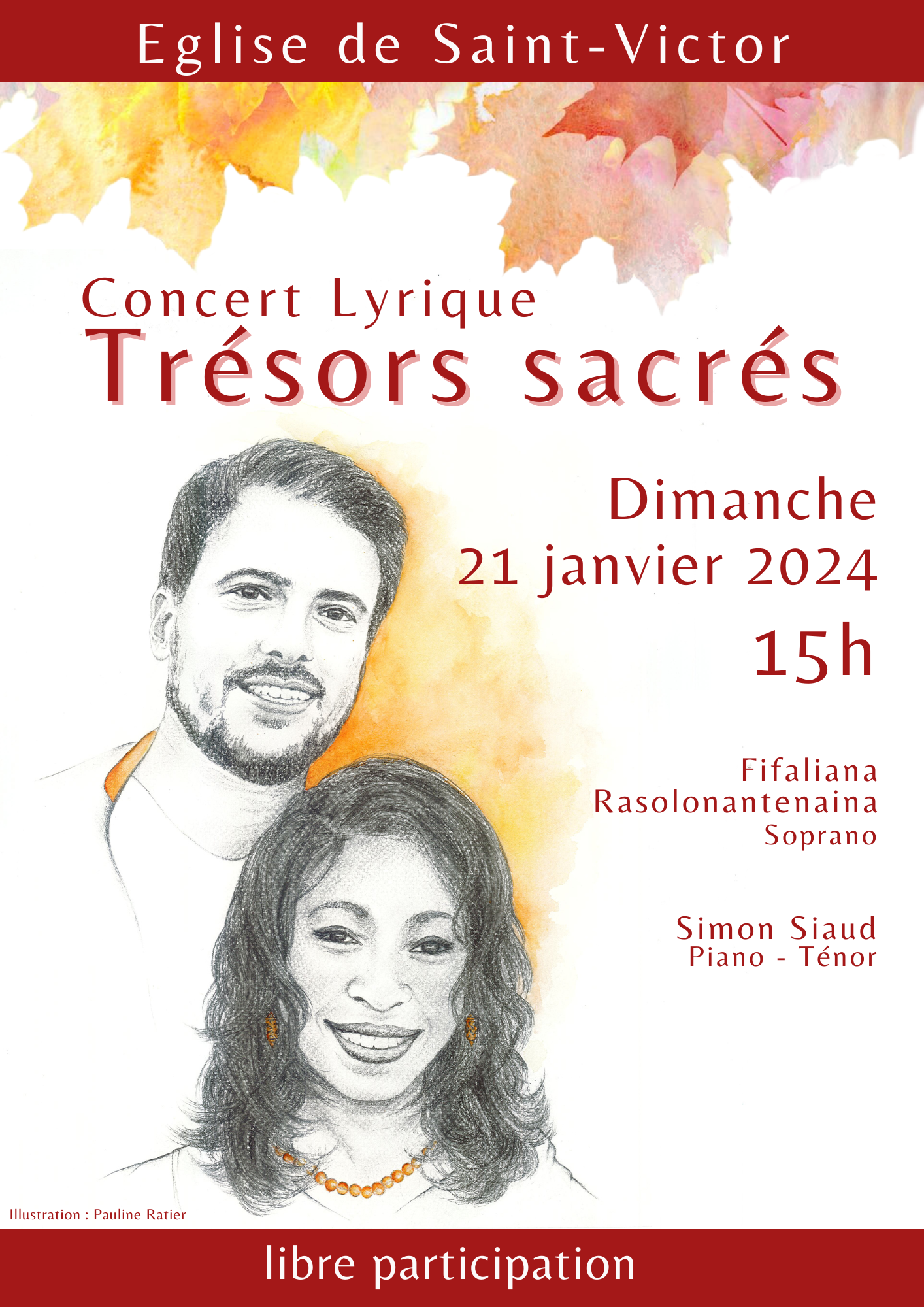 Saint-Victor et Melvieu : Concert lyrique « Trésors sacrés »