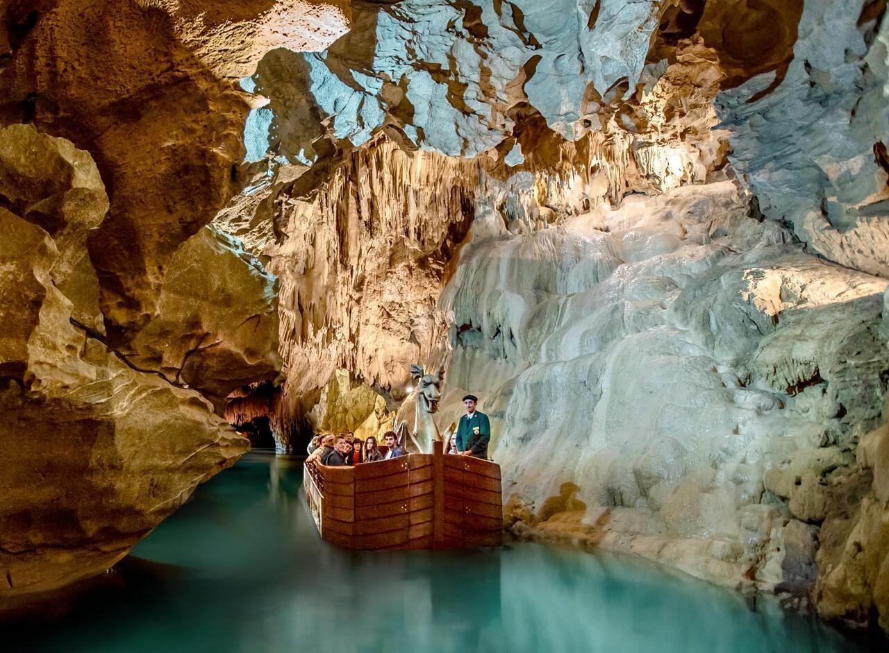 Visite du gouffre d'Esparros