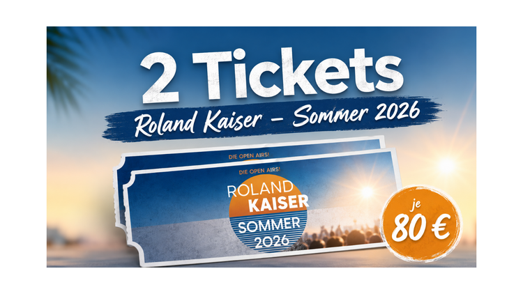 2 Tickets für Roland Kaiser abzugeben