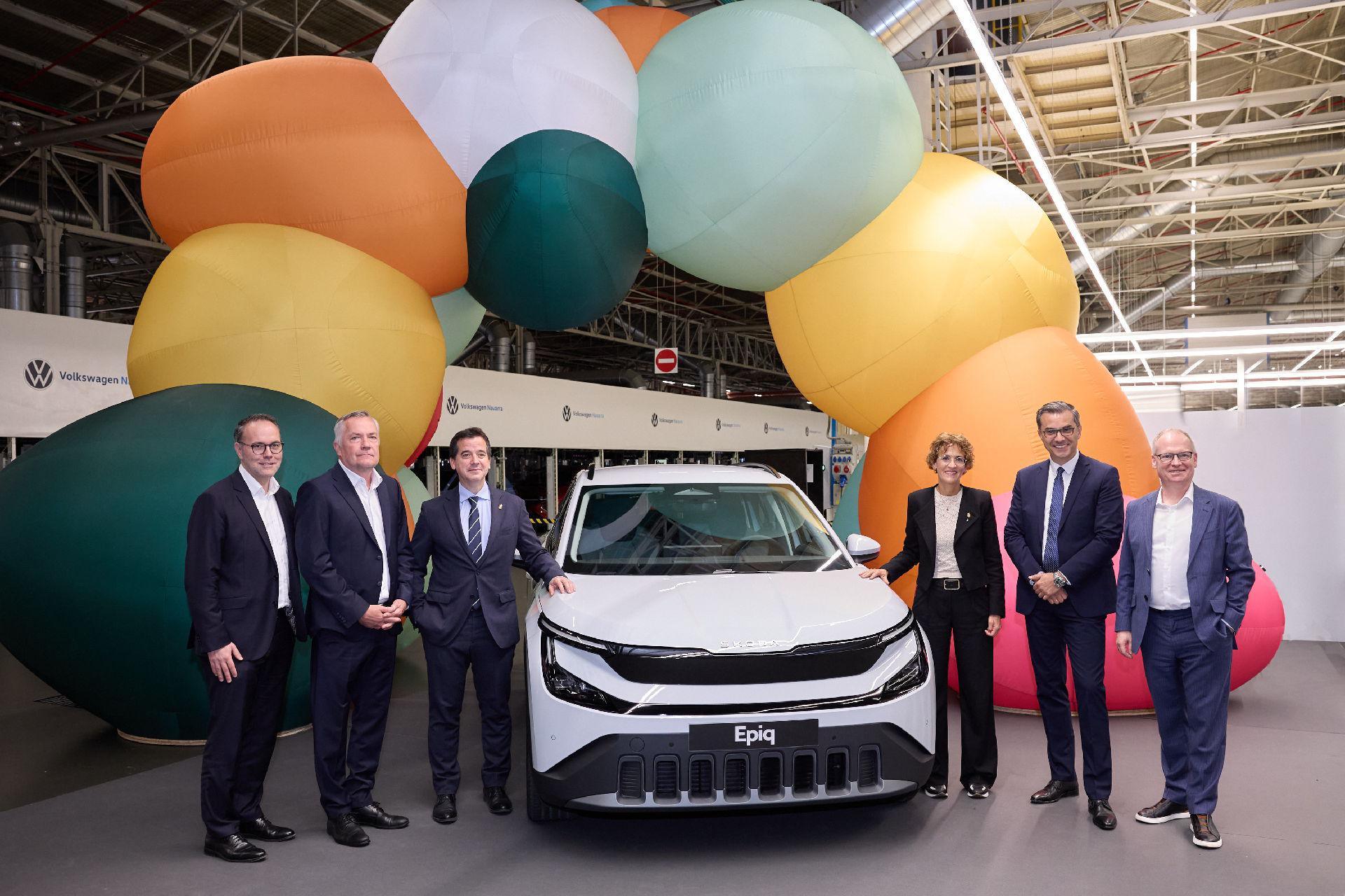 Volkswagen Navarra › Škoda Epiq ya se produce en España; el ID. Cross llegará en 2026