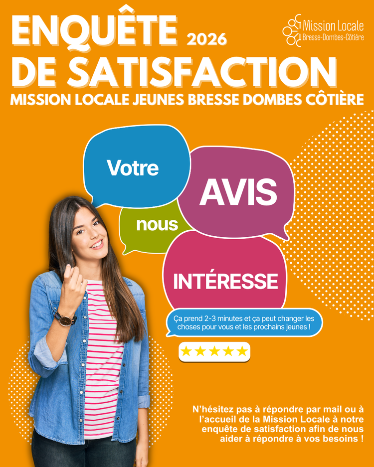 🎯 Enquête de Satisfaction 2026 – Donnez votre avis !