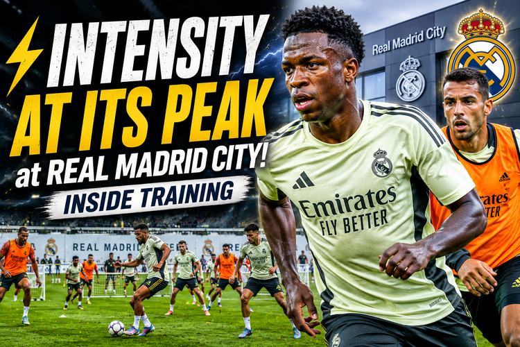  ⚡ INTENSITY AT ITS PEAK at Real Madrid City! | Inside Training