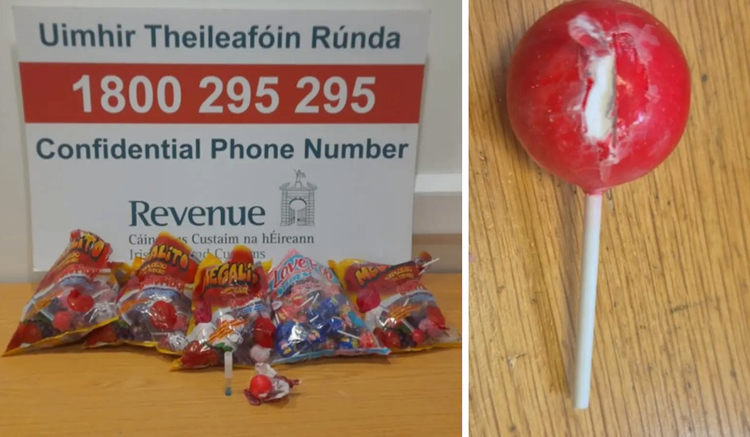 Arrest after cocaine disguised as lollipops discovered at Dublin Airport 