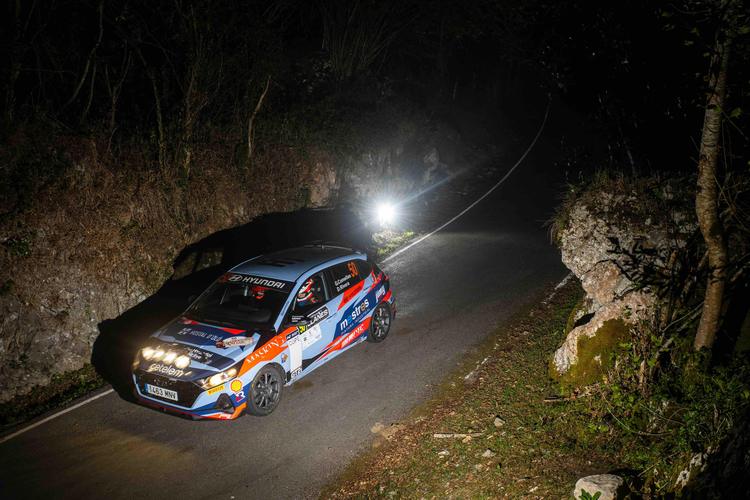 Primer podio de Gerard Comellas en la Copa Hyundai i20N Rallye
