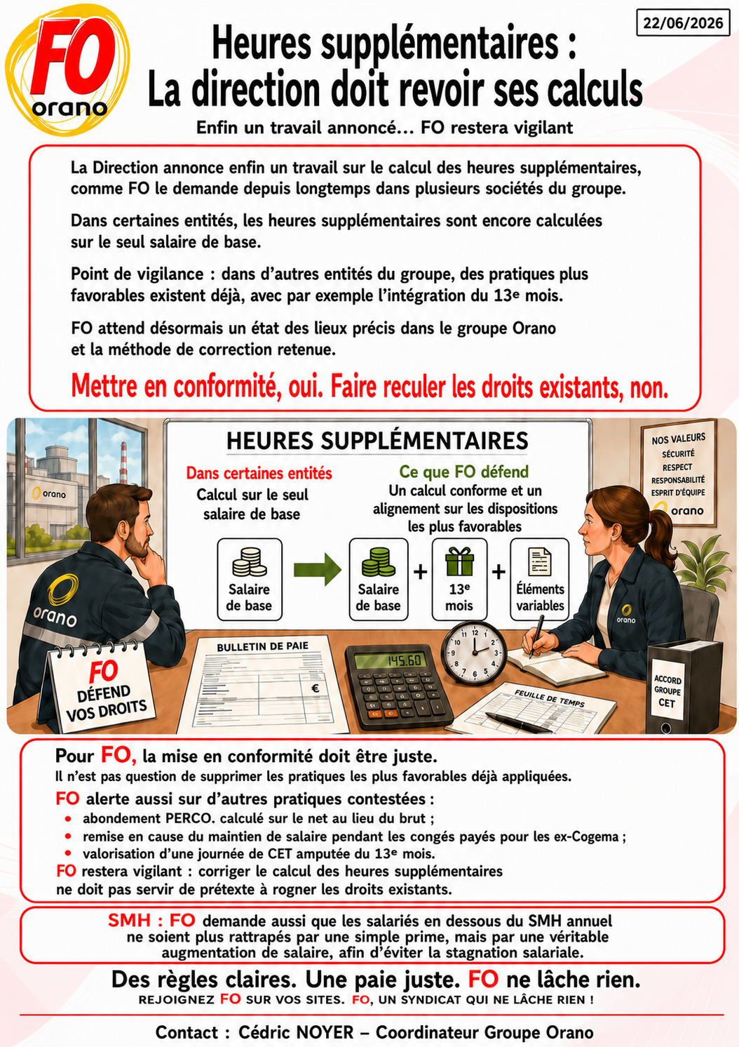 Heures supplémentaires : une nouvelle anomalie