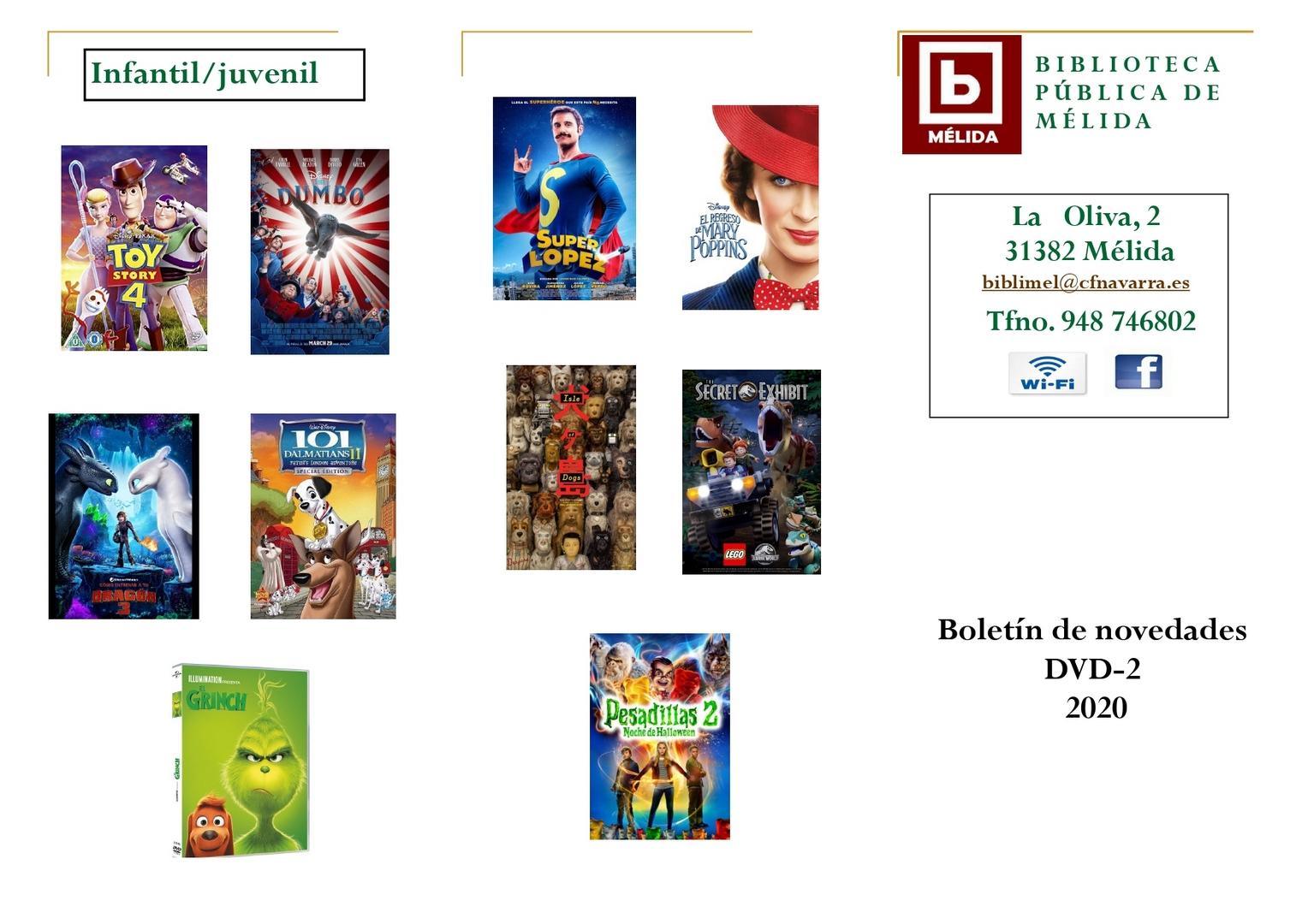 Boletín de novedades DVD – febrero