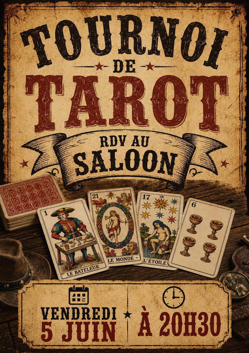 CFP Animation : Tournoi de Tarot - 5 juin 20h30