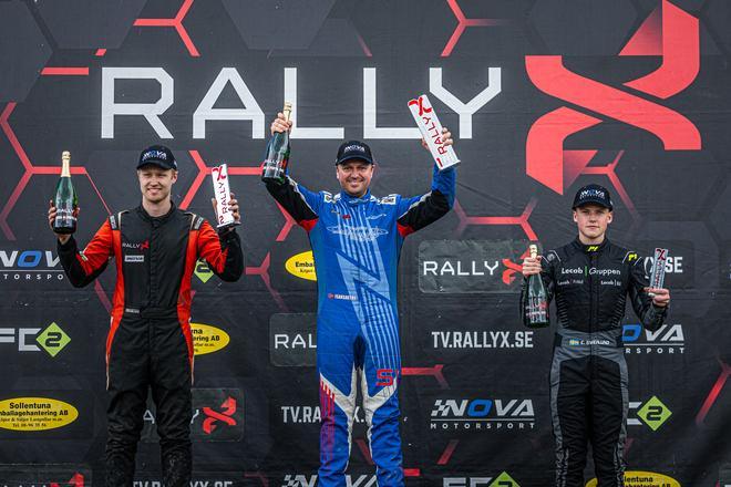 RallyX: Espen Isaksætre met la pression sur Carl Svedlund